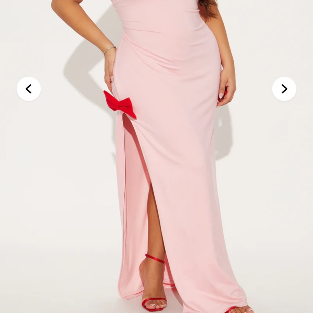 Fashion Nova Pink Maxi Dress